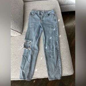 size 25 straight leg jeans from PacSun!